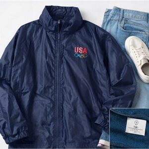 USA Olympic Windbreaker Jacket 🇺🇸 Vintage Athletic | XL